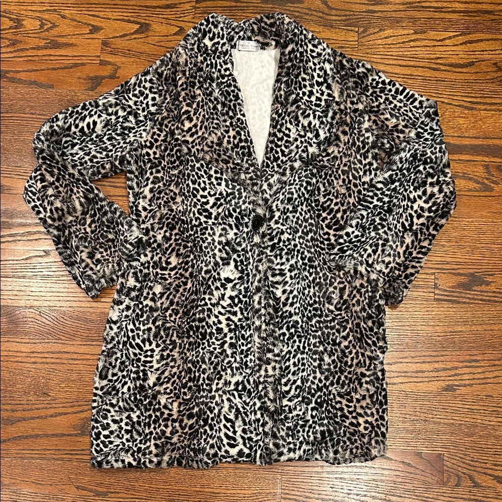 Vine Street Leopard Print Women's Coat